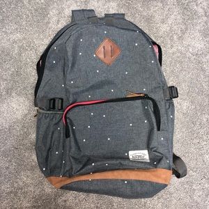 Grey back pack/ book bag
